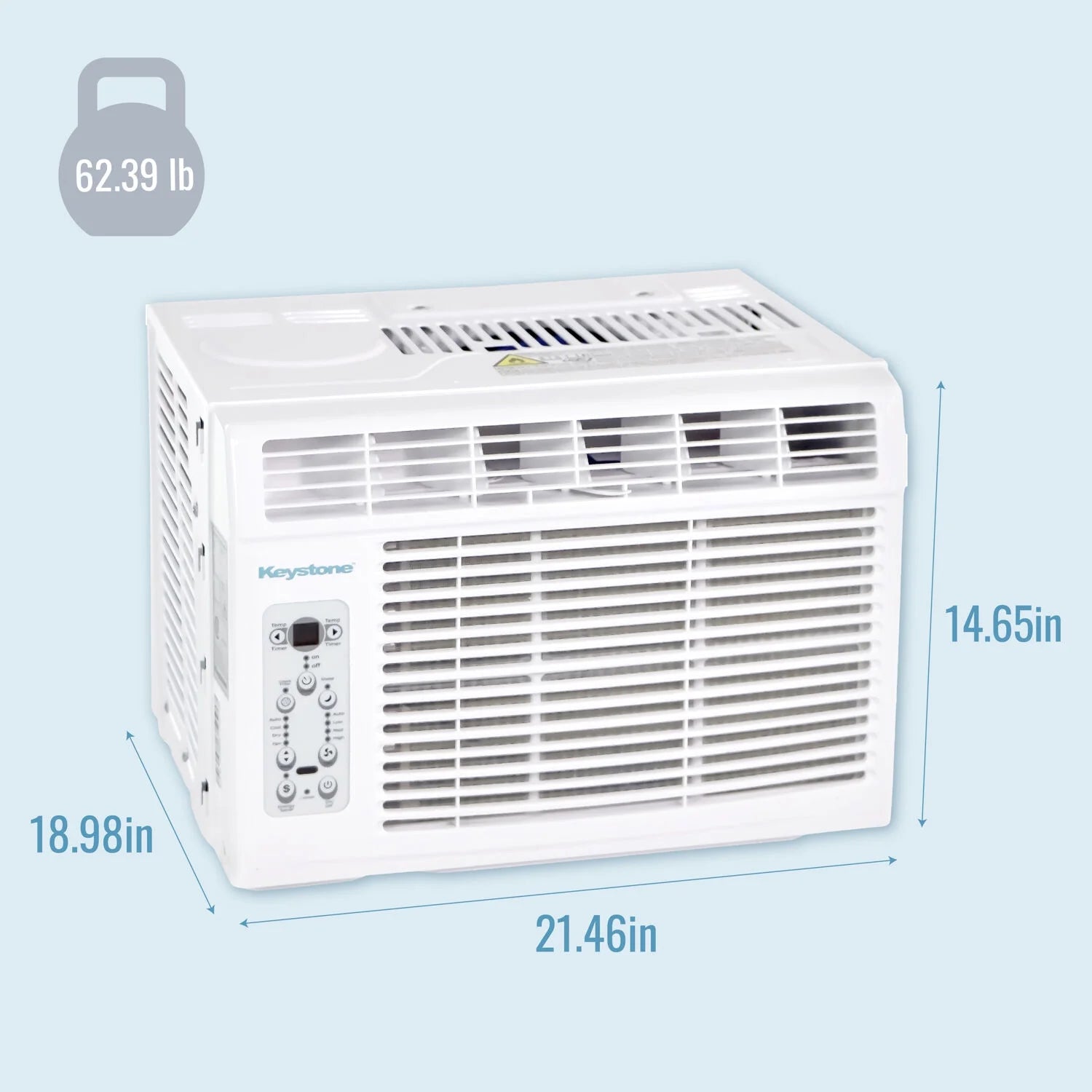 10,000 BTU 450 Sq Ft Window Air Conditioner with Remote Control, KSTAW10DE