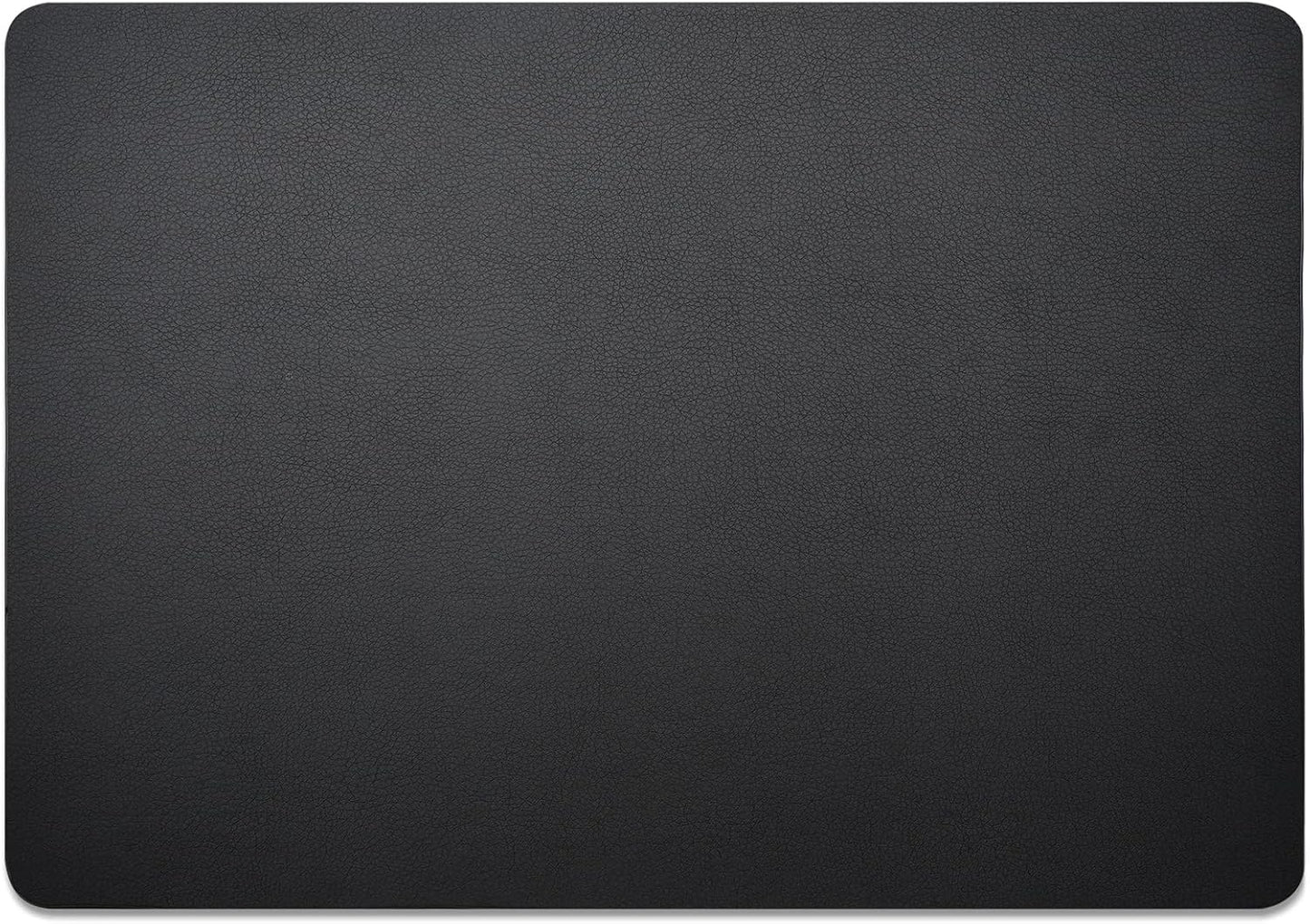 Leather Desk Blotter Pad 34 X 17 Inches, Flat, Non-Slip, Waterproof, Black