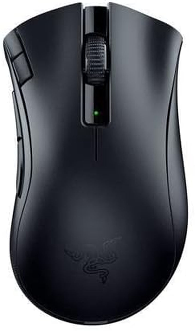 Deathadder V2 Gaming Mouse: 20K DPI Optical Sensor - Fastest Gaming Mouse Switch - Chroma RGB Lighting - 8 Programmable Buttons - Rubberized Side Grips - Classic Black