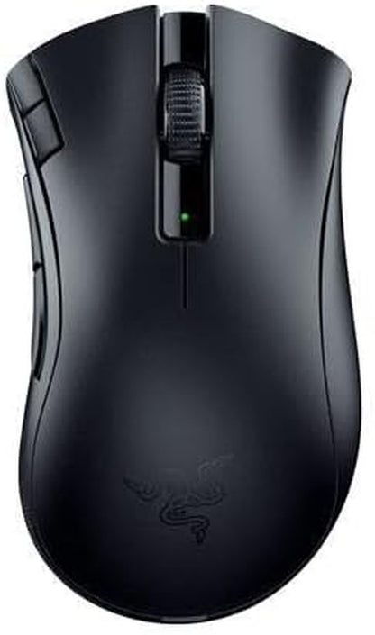 Deathadder V2 Gaming Mouse: 20K DPI Optical Sensor - Fastest Gaming Mouse Switch - Chroma RGB Lighting - 8 Programmable Buttons - Rubberized Side Grips - Classic Black