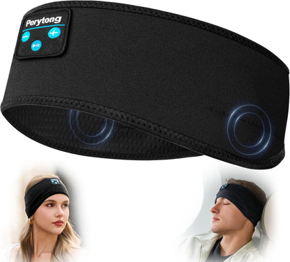 Sleep Headphones Wireless, Bluetooth Sports Headband Headphones with Ultra-Thin HD Stereo Speakers Perfect for Sleeping,Workout,Jogging,Yoga,Insomnia, Air Travel, Meditation