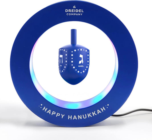 Hanukkah Floating Dreidels, Chanukkah Decorations (Levitating Dreidel in O'Ring)