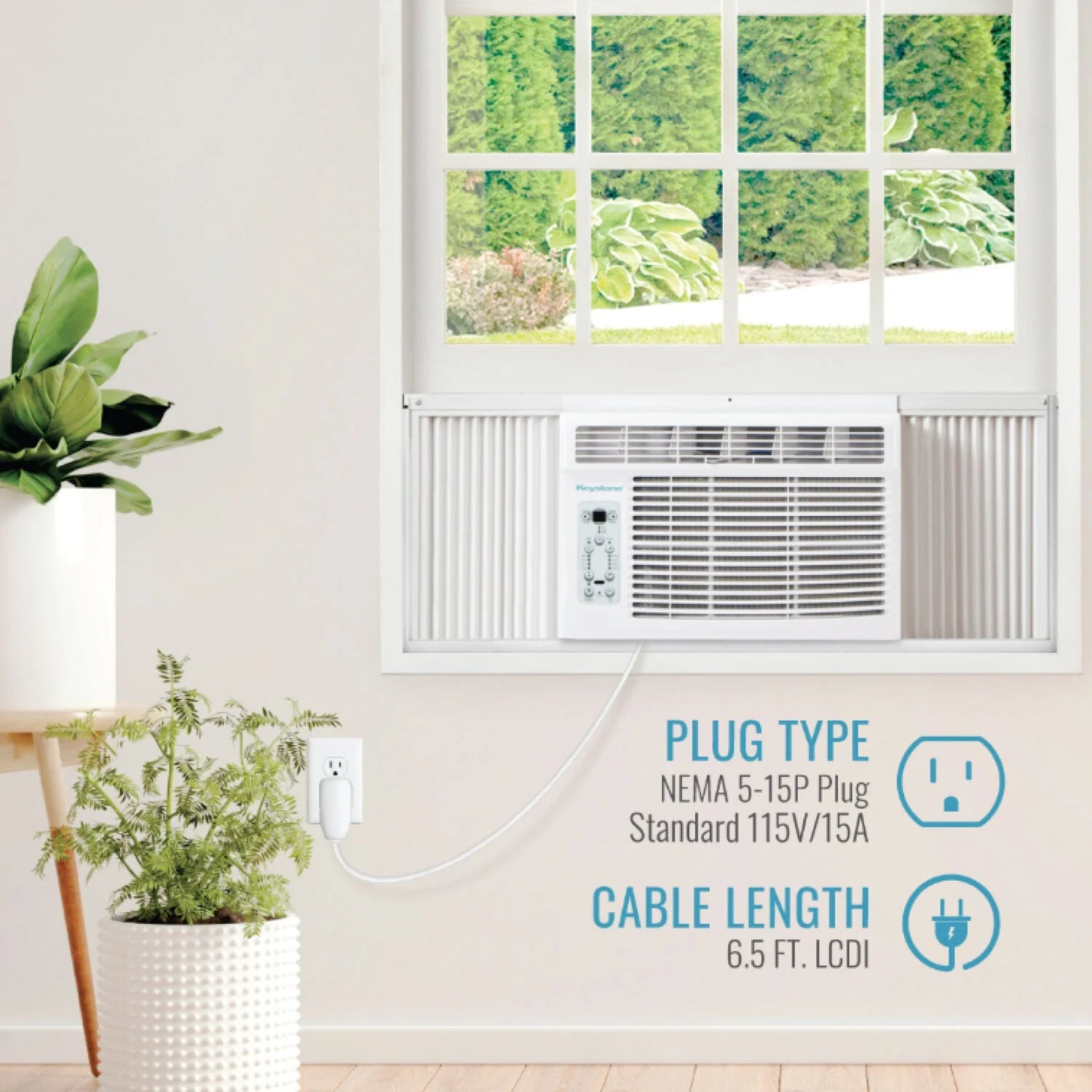 10,000 BTU 450 Sq Ft Window Air Conditioner with Remote Control, KSTAW10DE