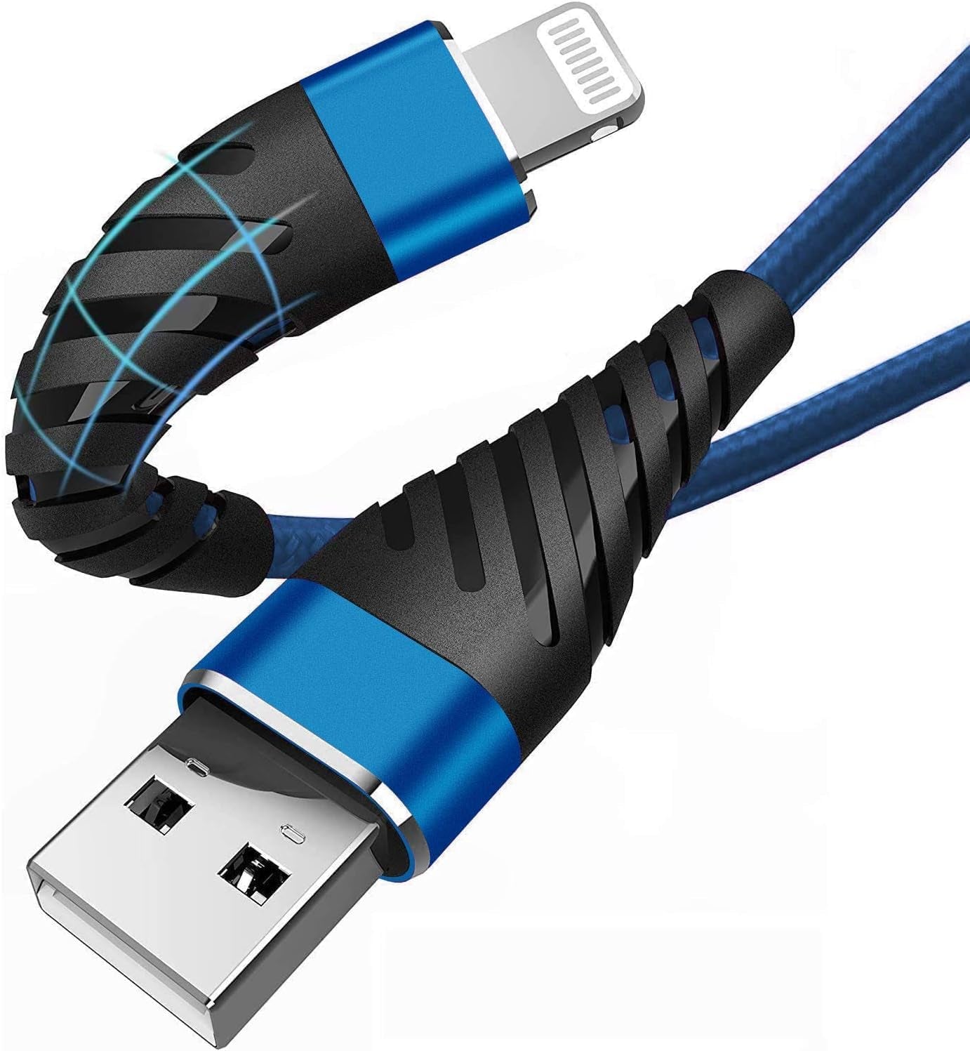 (2 Pack) Long Iphone Charger 10Ft for [Mfi Certified], 10 Foot Lightning Cable Fast Charging Cord 10 Feet for Iphone 12/12 Pro/11/11 Pro/11 Pro Max/Xs/Xs Max/Xr/X/8/8 Plus/7/7 Plus/6 Plus
