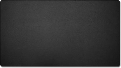 Leather Desk Blotter Pad 34 X 17 Inches, Flat, Non-Slip, Waterproof, Black