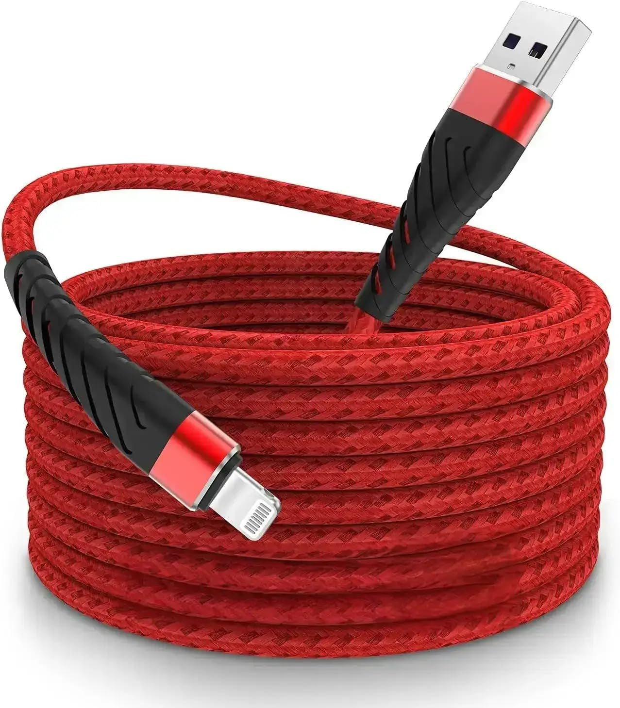 (2 Pack) Long Iphone Charger 10Ft for [Mfi Certified], 10 Foot Lightning Cable Fast Charging Cord 10 Feet for Iphone 12/12 Pro/11/11 Pro/11 Pro Max/Xs/Xs Max/Xr/X/8/8 Plus/7/7 Plus/6 Plus