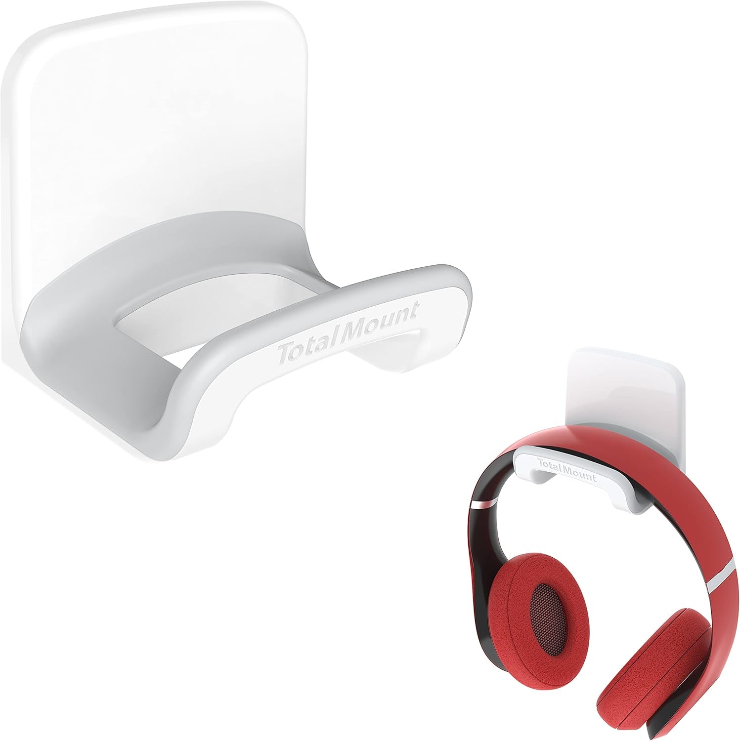 Headphone Holder – Hanger Won’T Damage Your Wall with Screws or Permanent Adhesive (Studio-Grade Black – One Pack)