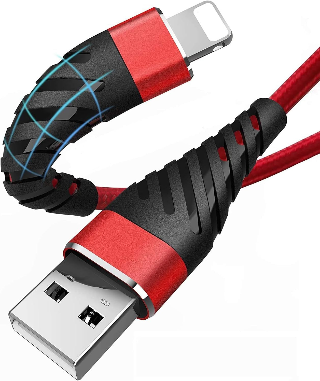 (2 Pack) Long Iphone Charger 10Ft for [Mfi Certified], 10 Foot Lightning Cable Fast Charging Cord 10 Feet for Iphone 12/12 Pro/11/11 Pro/11 Pro Max/Xs/Xs Max/Xr/X/8/8 Plus/7/7 Plus/6 Plus
