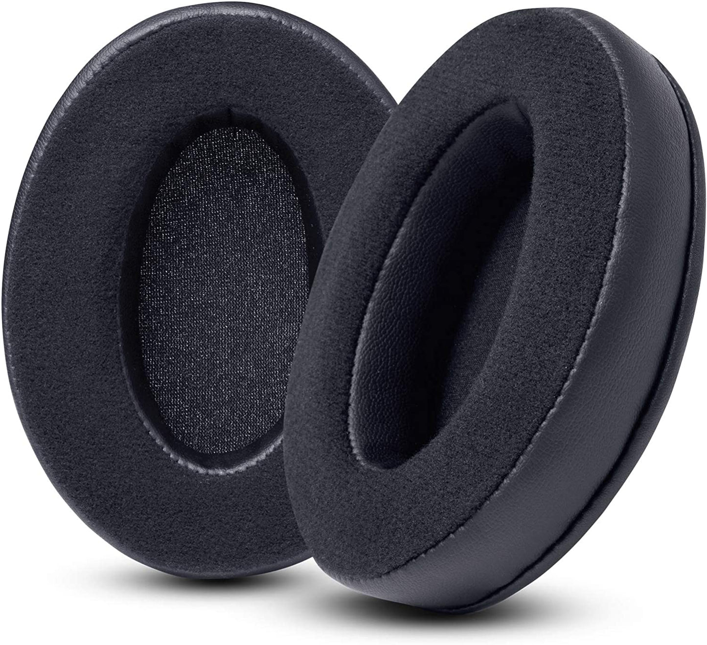 Padz Velour - the Ultimate Upgraded Earpads by Wicked Cushions - Compatible with Audio Technica, Hyperx, Steelseries Arctis & More - Extra Thick - Bigger Opening - Softer Memory Foam | Black Floral
