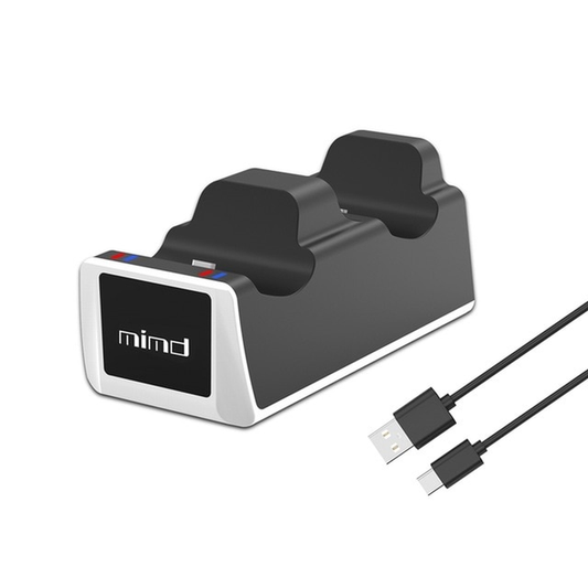 PS5 DualSense Wireless Controller Charging Dock | Fast Dual Charger Station with LED Indicator