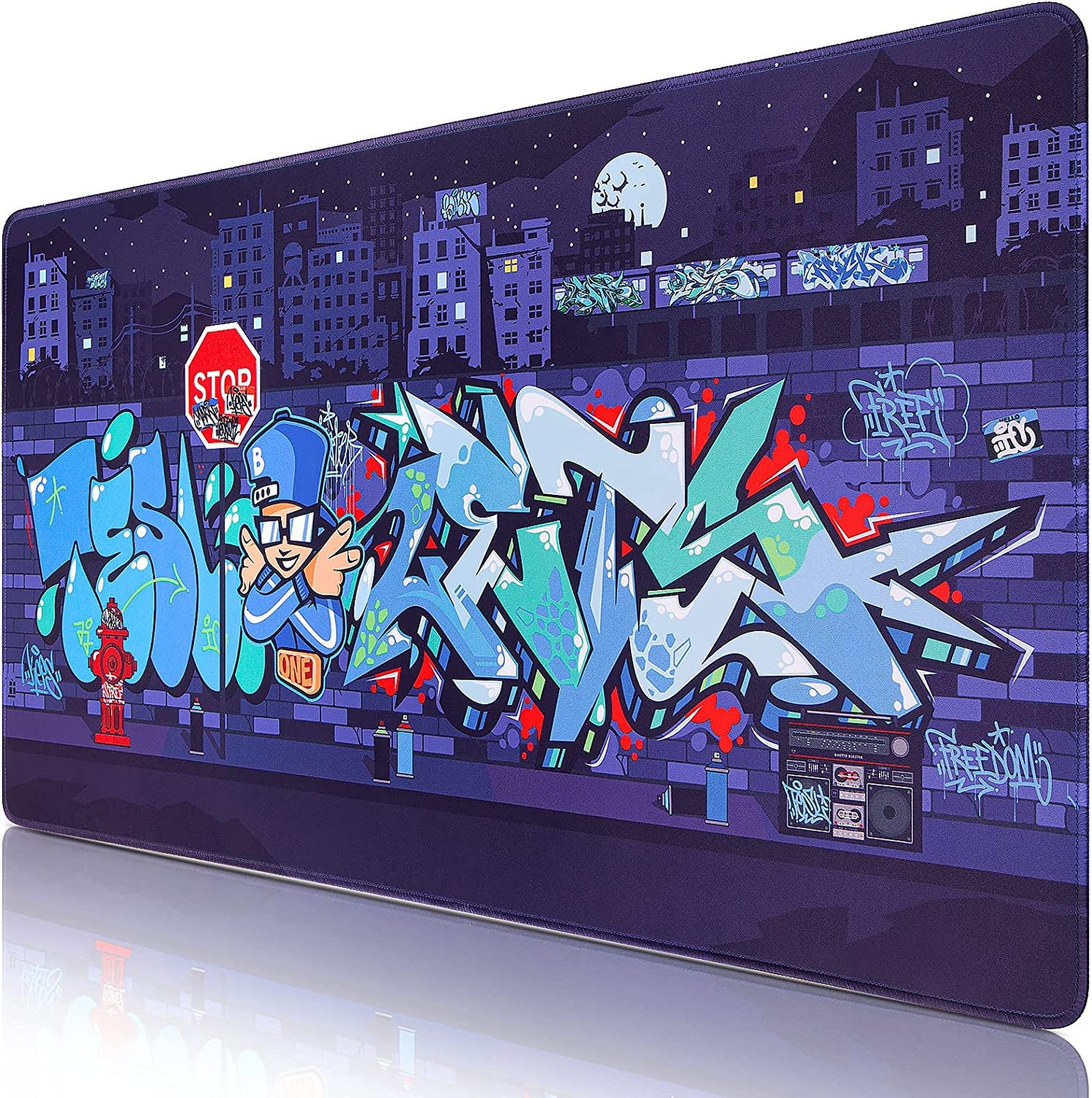 Gaming Mouse Pad, Large Extended Mouse Pad Big Computer Mousepad for Home Office Gaming Work 31.5X15.7Inch