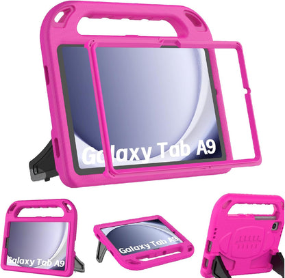 Kids Case for Samsung Galaxy Tab A9 2023 (Sm-X110/X115/X117)/Tab A7 Lite 2021- with Built-In Screen Protector, Shockproof Samsung Galaxy Tab A9/A7 Lite Case 8.7 Inch - Blue