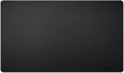 Leather Desk Blotter Pad 34 X 17 Inches, Flat, Non-Slip, Waterproof, Black