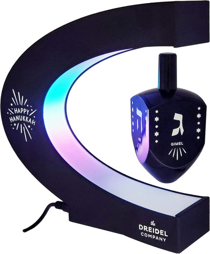 Hanukkah Floating Dreidels, Chanukkah Decorations (Levitating Dreidel in O'Ring)