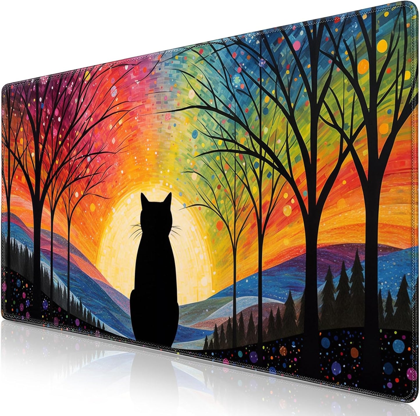 Gaming Mouse Pad, Large Extended Mouse Pad Big Computer Mousepad for Home Office Gaming Work 31.5X15.7Inch