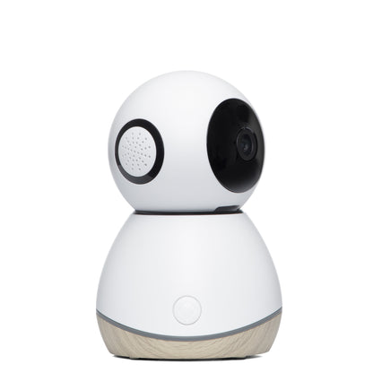 360° Smart Baby Monitor, Natural with White